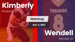 Matchup: Kimberly vs. Wendell  2017
