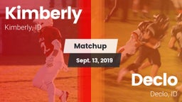 Matchup: Kimberly vs. Declo  2019