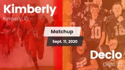 Matchup: Kimberly vs. Declo  2020