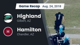 Recap: Highland  vs. Hamilton  2018