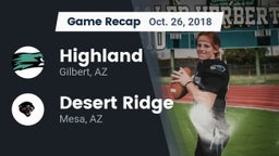 Recap: Highland  vs. Desert Ridge  2018