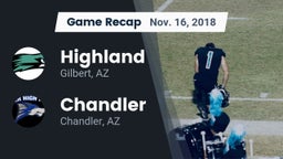Recap: Highland  vs. Chandler  2018