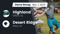 Recap: Highland  vs. Desert Ridge  2019