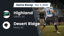 Recap: Highland  vs. Desert Ridge  2020