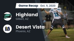 Recap: Highland  vs. Desert Vista  2020