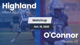 Matchup: Highland vs. O'Connor  2020