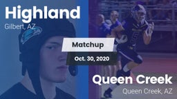 Matchup: Highland vs. Queen Creek  2020