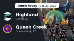 Recap: Highland  vs. Queen Creek  2020