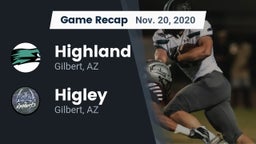 Recap: Highland  vs. Higley  2020