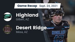 Recap: Highland  vs. Desert Ridge  2021