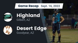Recap: Highland  vs. Desert Edge  2022