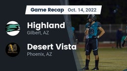 Recap: Highland  vs. Desert Vista  2022