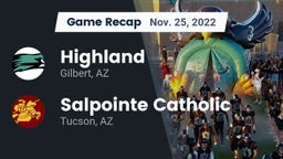 Recap: Highland  vs. Salpointe Catholic  2022