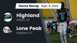 Recap: Highland  vs. Lone Peak  2023