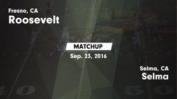 Matchup: Roosevelt vs. Selma  2016