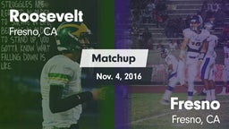 Matchup: Roosevelt vs. Fresno  2016