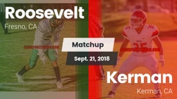 Matchup: Roosevelt vs. Kerman  2018