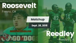 Matchup: Roosevelt vs. Reedley  2018
