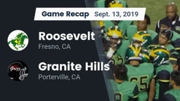 Recap: Roosevelt  vs. Granite Hills  2019