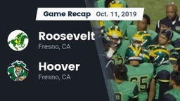 Recap: Roosevelt  vs. Hoover  2019