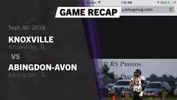 Recap: Knoxville  vs. Abingdon-Avon  2016