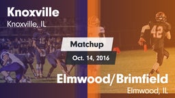 Matchup: Knoxville vs. Elmwood/Brimfield  2016