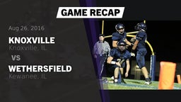 Recap: Knoxville  vs. Wethersfield  2016