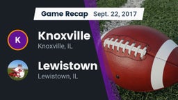 Recap: Knoxville  vs. Lewistown  2017