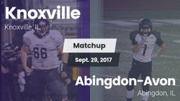 Matchup: Knoxville vs. Abingdon-Avon  2017