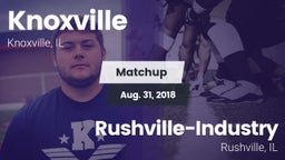 Matchup: Knoxville vs. Rushville-Industry  2018