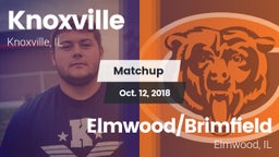 Matchup: Knoxville vs. Elmwood/Brimfield  2018