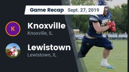 Recap: Knoxville  vs. Lewistown  2019