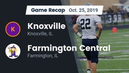 Recap: Knoxville  vs. Farmington Central  2019