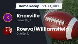 Recap: Knoxville  vs. Rowva/Williamsfield  2022