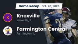 Recap: Knoxville  vs. Farmington Central  2023