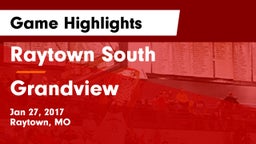 Raytown South  vs Grandview  Game Highlights - Jan 27, 2017