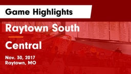 Raytown South  vs Central  Game Highlights - Nov. 30, 2017