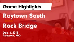 Raytown South  vs Rock Bridge  Game Highlights - Dec. 2, 2018