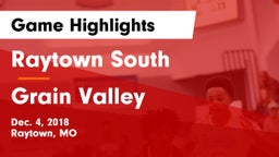 Raytown South  vs Grain Valley  Game Highlights - Dec. 4, 2018