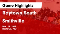 Raytown South  vs Smithville  Game Highlights - Dec. 12, 2018