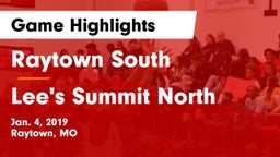 Raytown South  vs Lee's Summit North  Game Highlights - Jan. 4, 2019