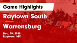Raytown South  vs Warrensburg  Game Highlights - Dec. 28, 2018