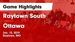 Raytown South  vs Ottawa  Game Highlights - Jan. 15, 2019