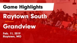 Raytown South  vs Grandview Game Highlights - Feb. 11, 2019