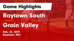 Raytown South  vs Grain Valley  Game Highlights - Feb. 22, 2019