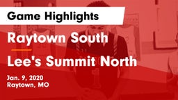 Raytown South  vs Lee's Summit North  Game Highlights - Jan. 9, 2020