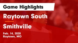 Raytown South  vs Smithville Game Highlights - Feb. 14, 2020