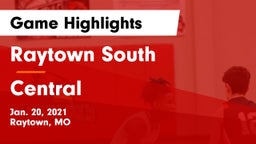 Raytown South  vs Central  Game Highlights - Jan. 20, 2021