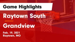 Raytown South  vs Grandview  Game Highlights - Feb. 19, 2021