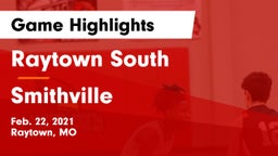 Raytown South  vs Smithville  Game Highlights - Feb. 22, 2021